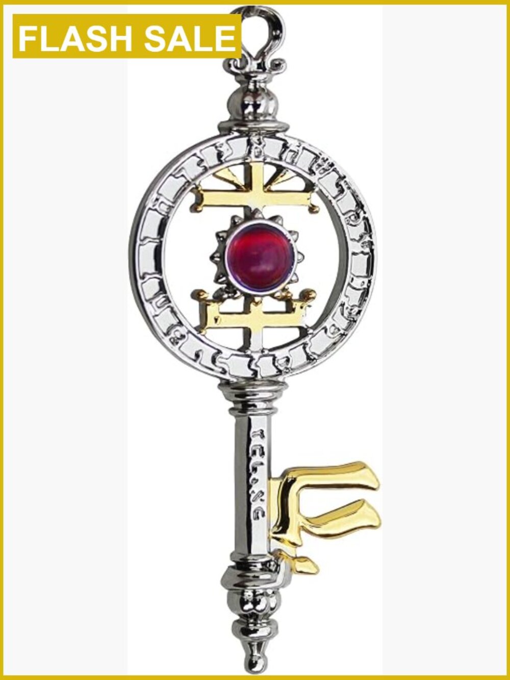 Kabbalah Sephiroth Sphere Key Pendant Necklace 18" Chain